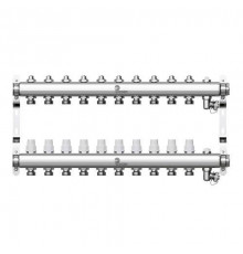 Коллекторная группа для радиаторного отопления Wester W903 - 1" (3/4" Евроконус)