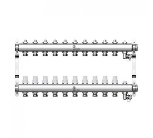 Коллекторная группа для радиаторного отопления Wester W903 - 1" (3/4" Евроконус)