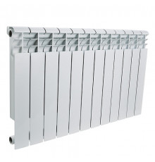 Радиатор алюминиевый ROMMER Profi 500 (подключение боковое, цвет белый)