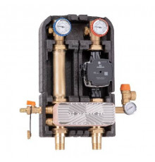 Насосная группа с теплообменником STOUT SDG-0038 - Ду25 (18 пластин, с насосом Grundfos UPSO)